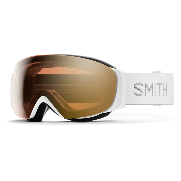 Smith I/O Mag S Snow Goggles - White Chunky Knit / CP Pro Photochromic Gold