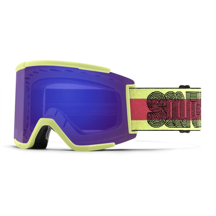 Smith Squad XL Snow Goggles - Serpentine Lined Up / Chromapop Everyday Violet