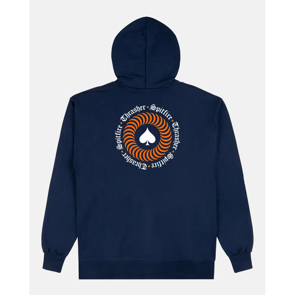 Thrasher x Spitfire The End Oath Hood