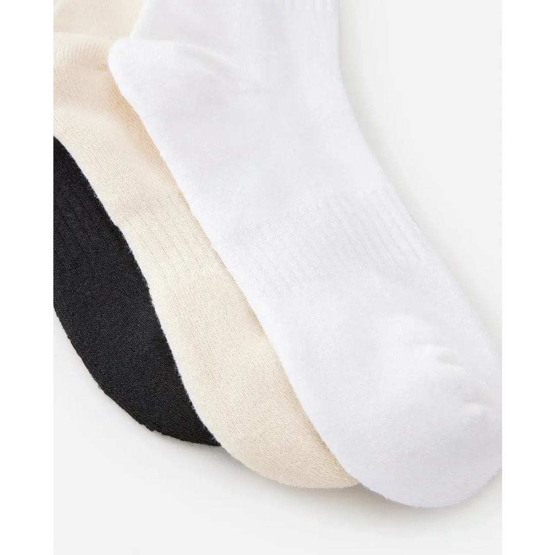 Rip Curl Logo Crew Socks 3 Pack 