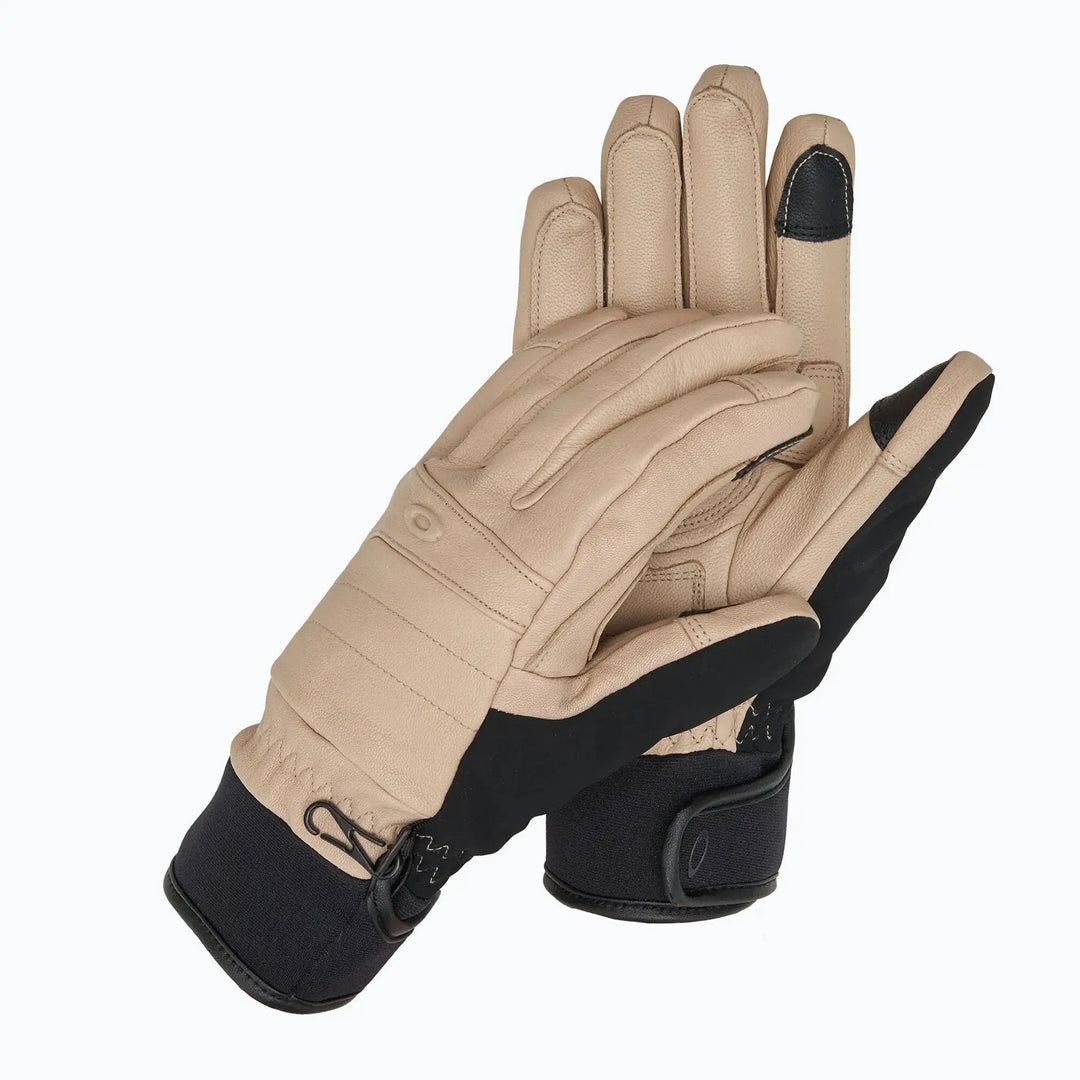 Oakley Peak Womens Leather Gloves Humus S 