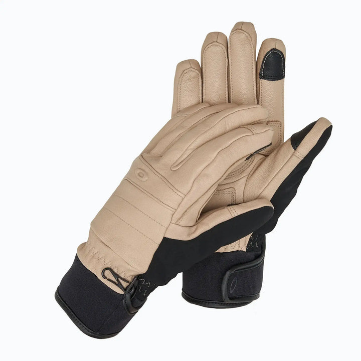 Oakley Peak Womens Leather Gloves Humus S 