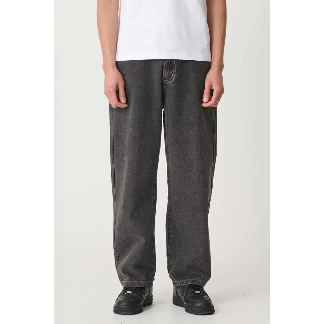 X-Large 91 Bull Denim Pants - Washed Black 