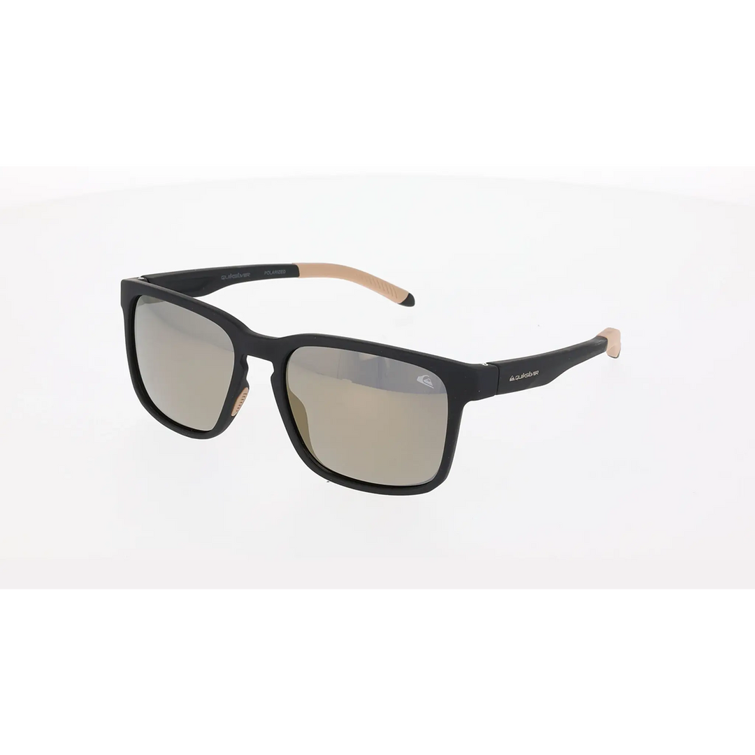Quiksilver Seas the Day Polarised Sunglasses - Gold / Black / Brown - Gold Mirror