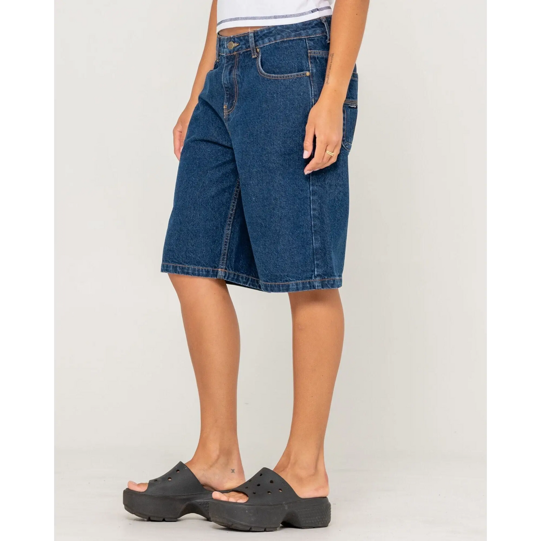 Rusty Bethany Baggy Low Rise Denim Jorts 
