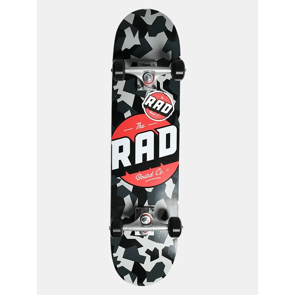 Rad Dude Crew Camo Snow Complete Skateboard 