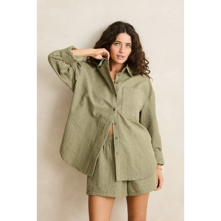 Rhythm Overswim Stripe Shirt 