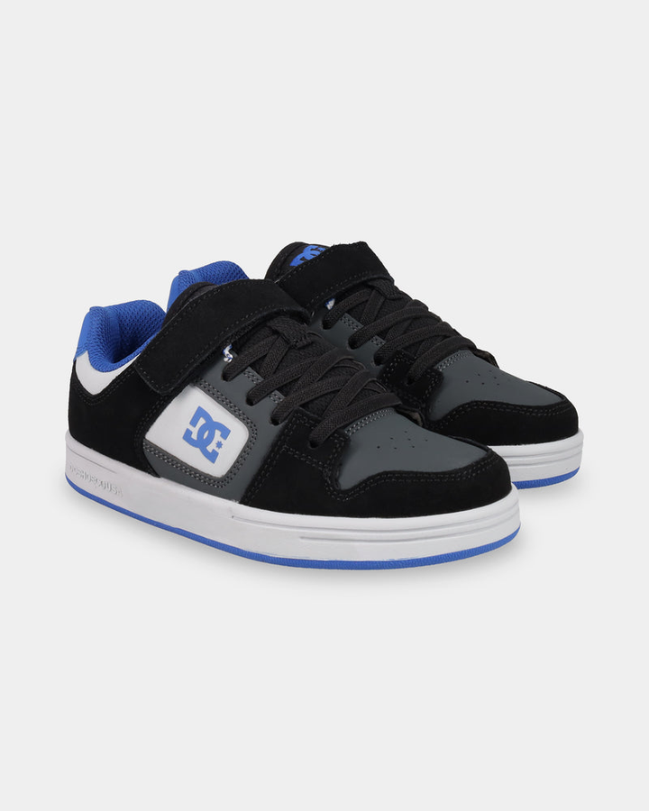 DC Manteca 4 V Youth Shoes - Black / Grey / Blue
