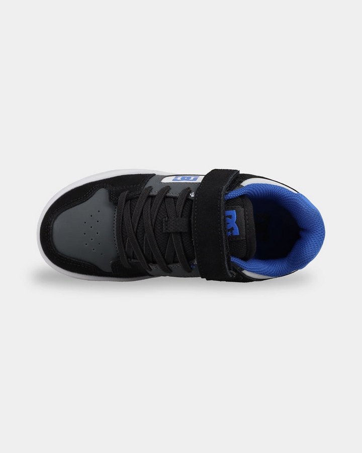 DC Manteca 4 V Youth Shoes - Black / Grey / Blue