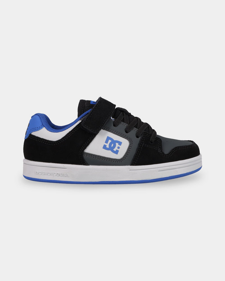 DC Manteca 4 V Youth Shoes - Black / Grey / Blue