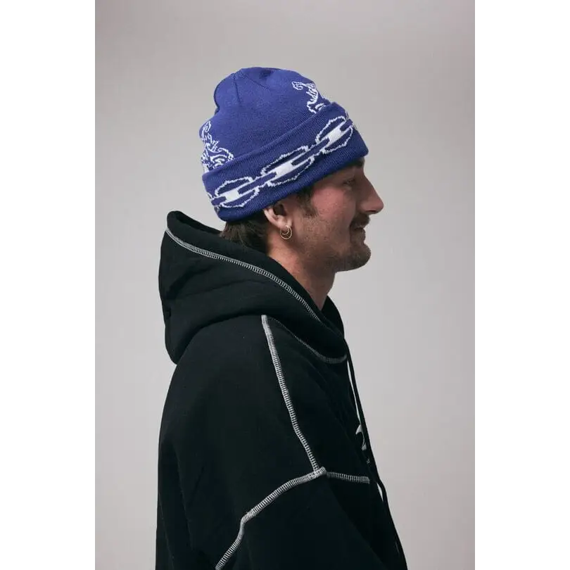 Blak Misfit Streets Beanie Blue 