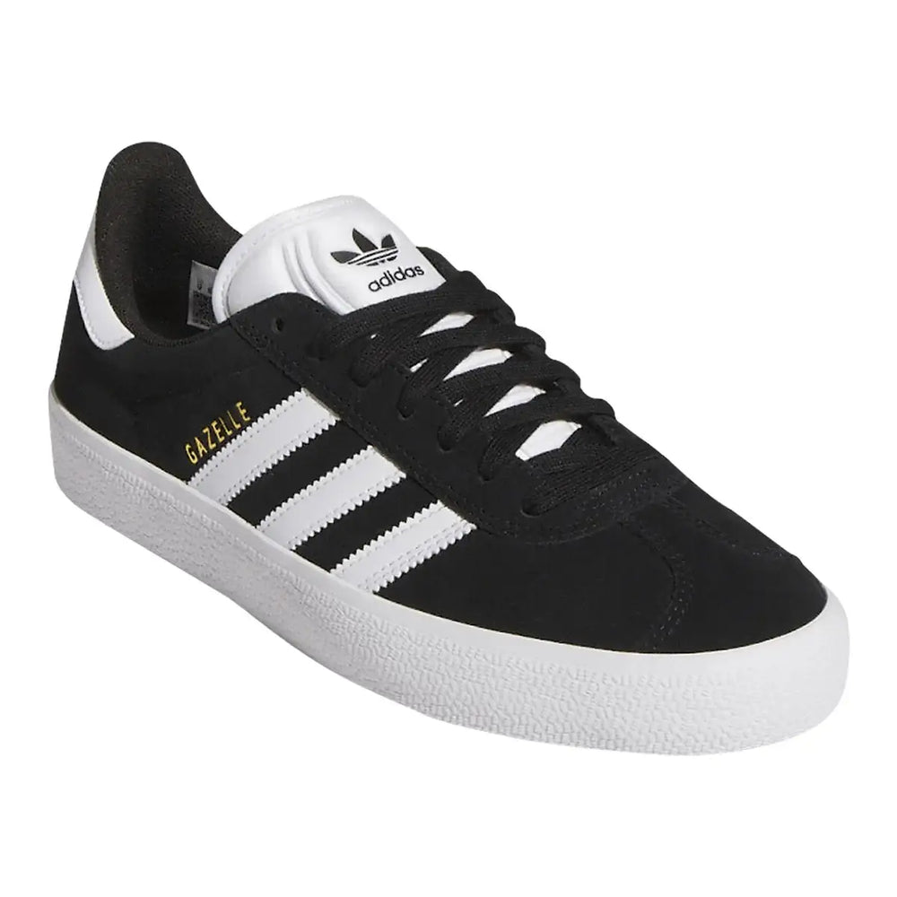 Adidas Gazelle Adv Shoes - Core Black / White / Gold Metallic