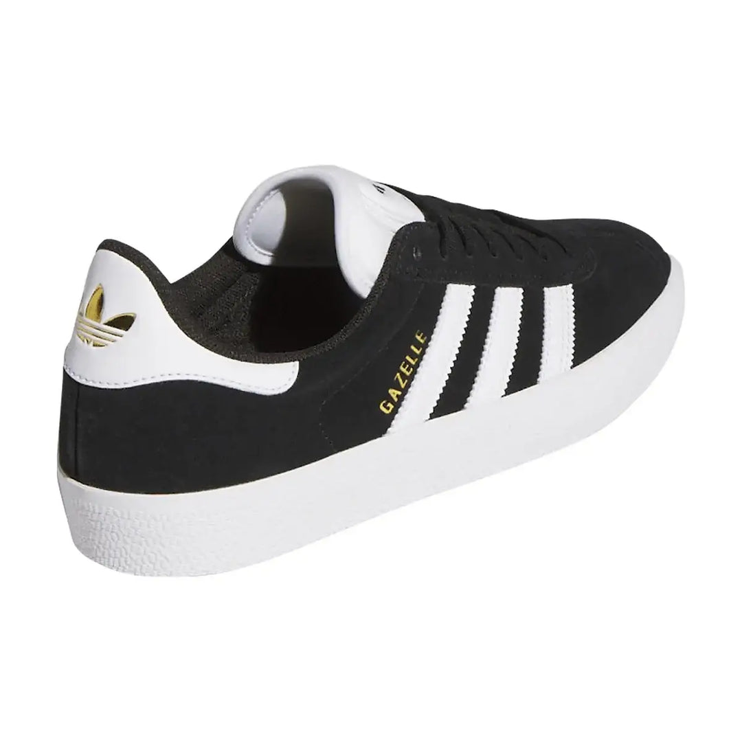 Adidas Gazelle Adv Shoes - Core Black / White / Gold Metallic