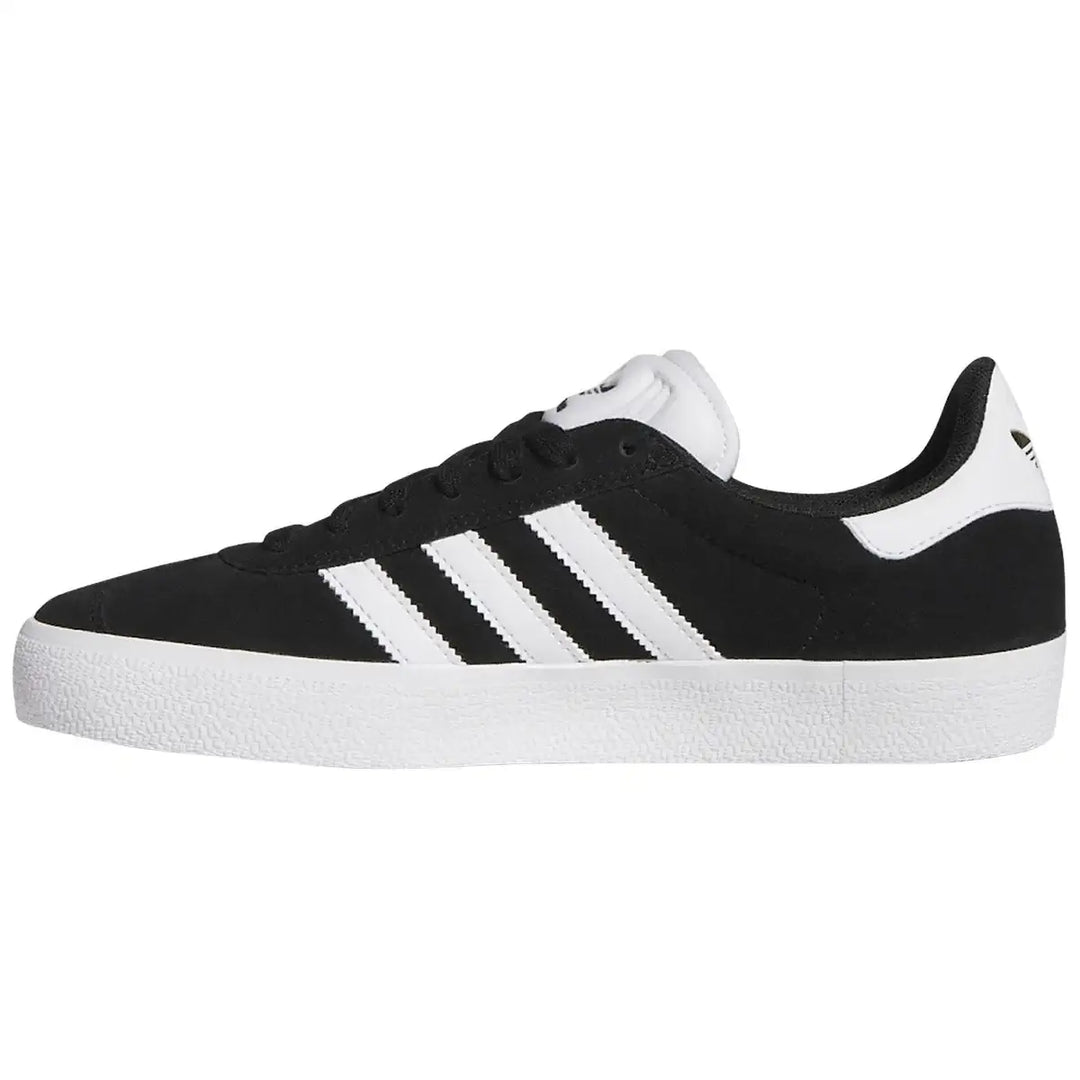 Adidas Gazelle Adv Shoes - Core Black / White / Gold Metallic
