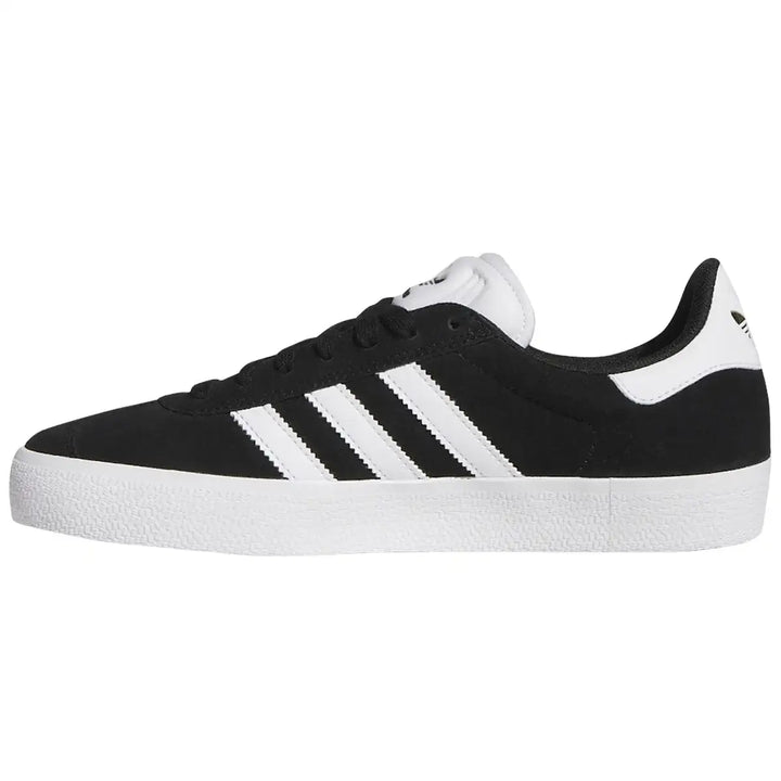 Adidas Gazelle Adv Shoes - Core Black / White / Gold Metallic