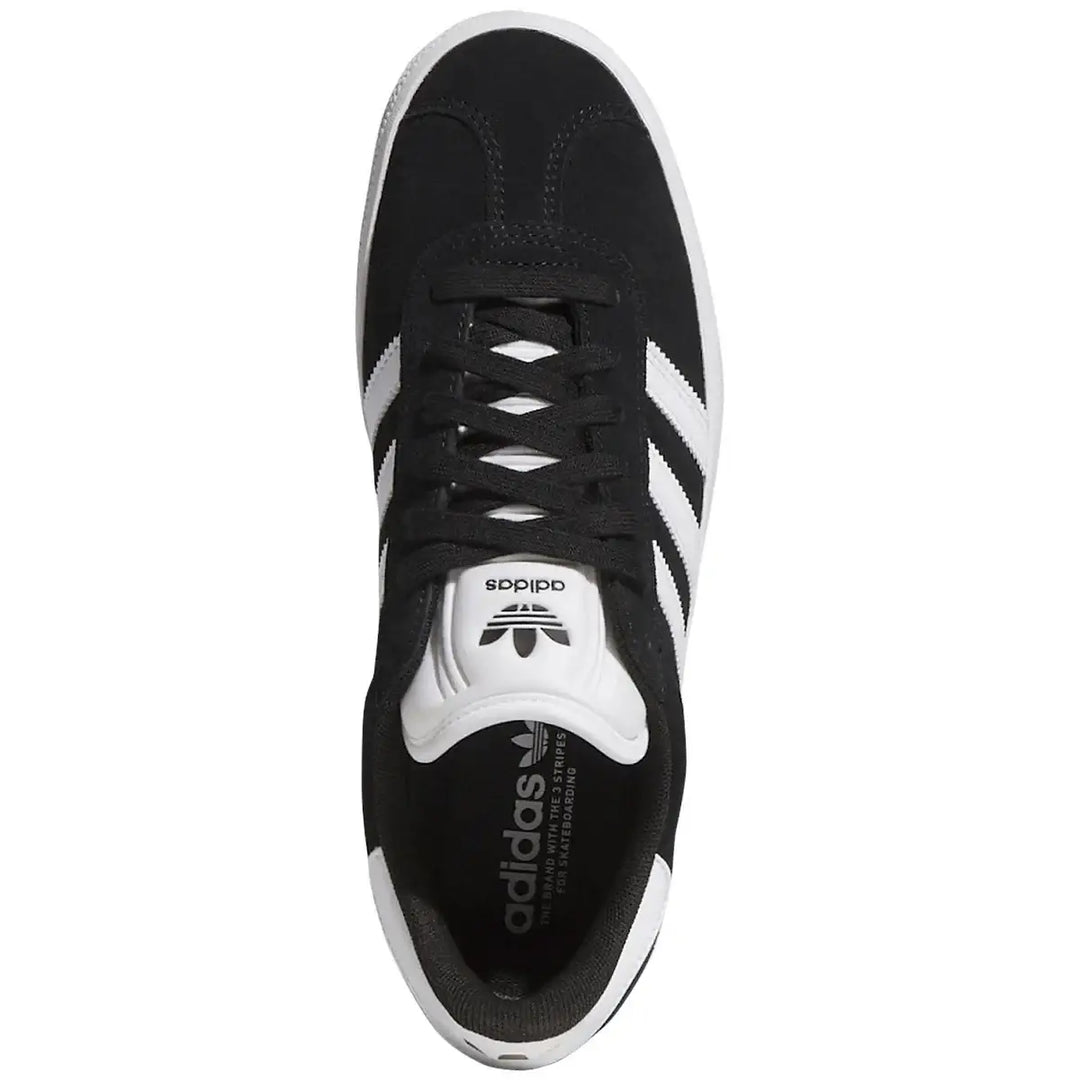 Adidas Gazelle Adv Shoes - Core Black / White / Gold Metallic