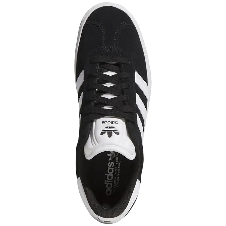 Adidas Gazelle Adv Shoes - Core Black / White / Gold Metallic