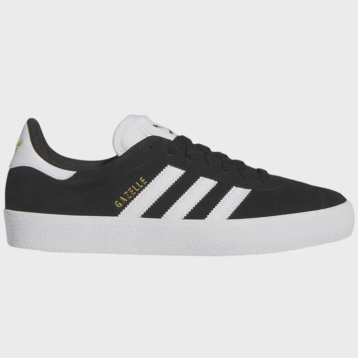 Adidas Gazelle Adv Shoes - Core Black / White / Gold Metallic