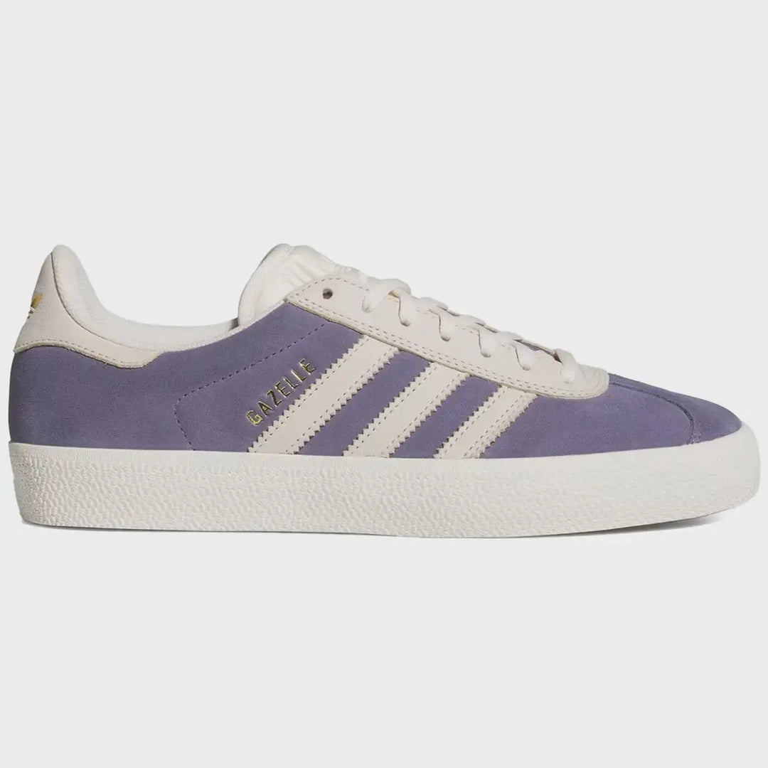 Adidas Gazelle Adv Shoes - Super Purple / Chalk White / Gold Metallic