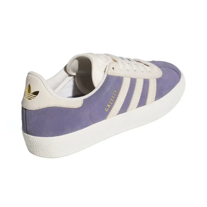 Adidas Gazelle Adv Shoes - Super Purple / Chalk White / Gold Metallic