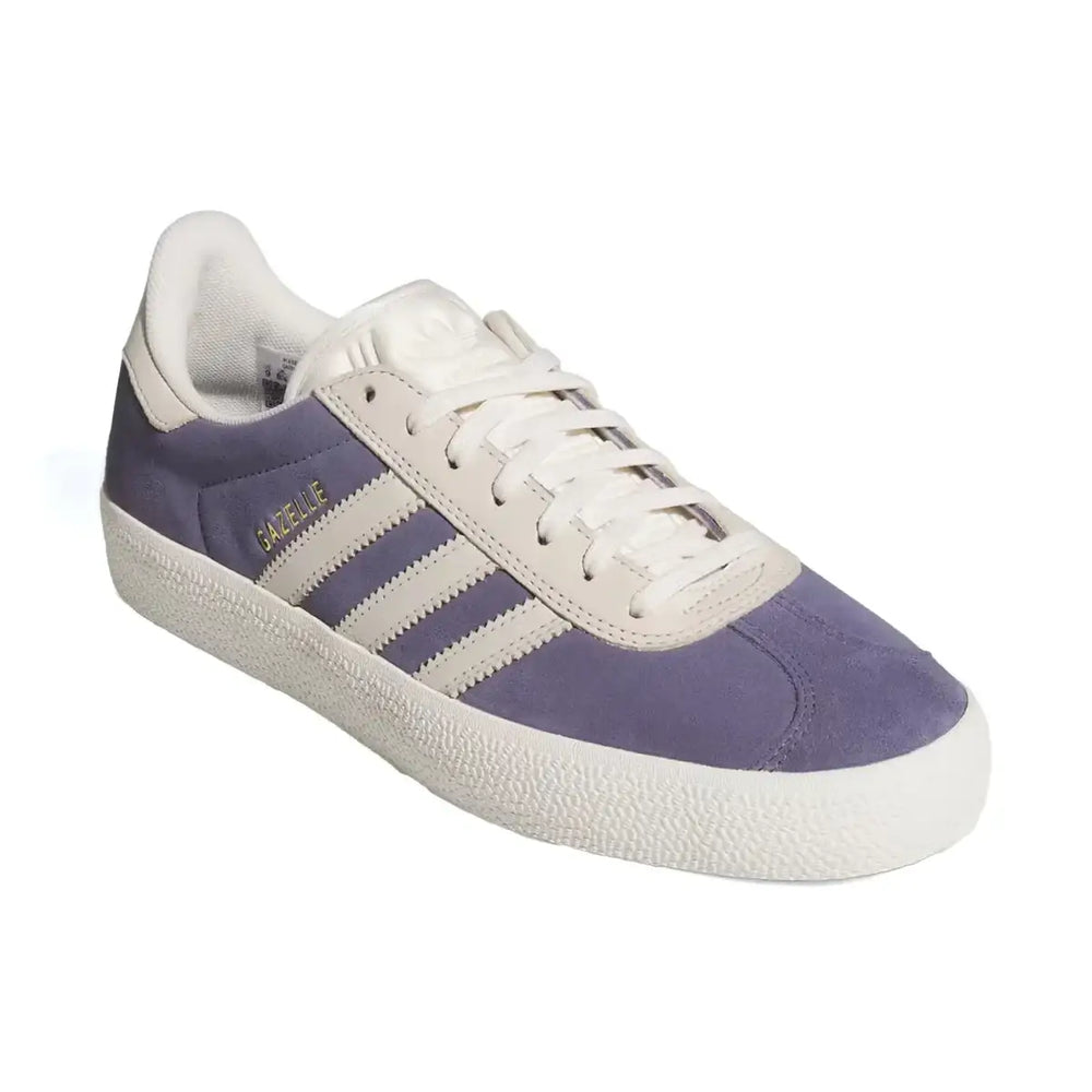 Adidas Gazelle Adv Shoes - Super Purple / Chalk White / Gold Metallic