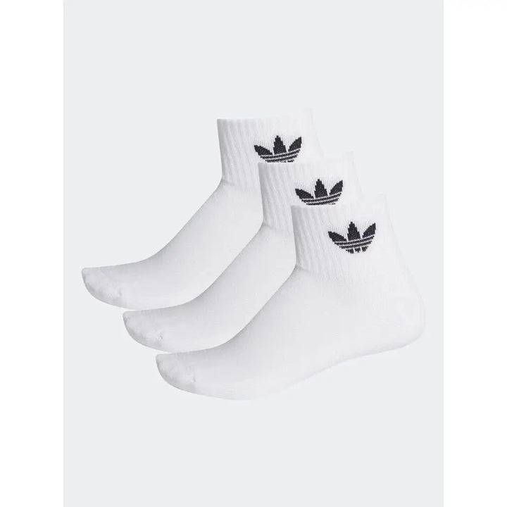 Adidas Mid Ankle Sock 3-Pack White 8-May 