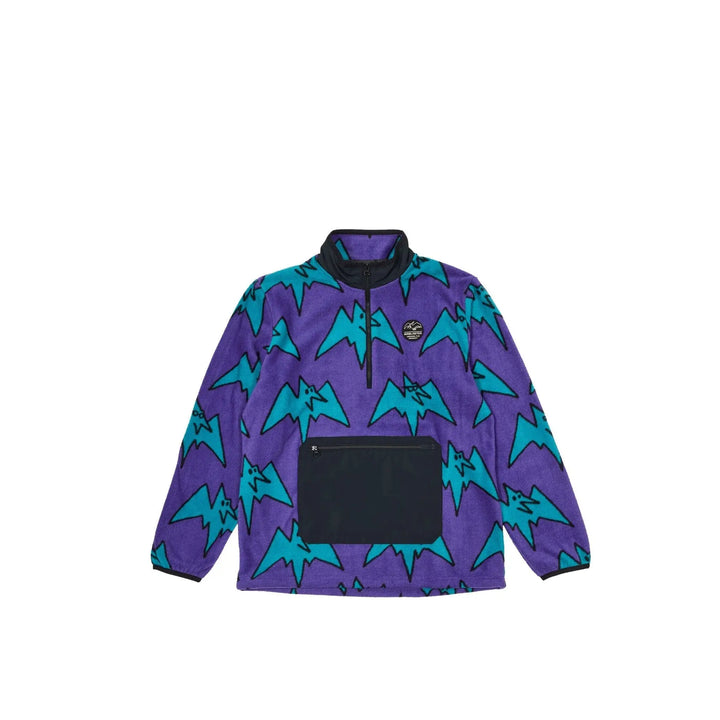 Airblaster Fleece Half Zip Big Terry Purps S 