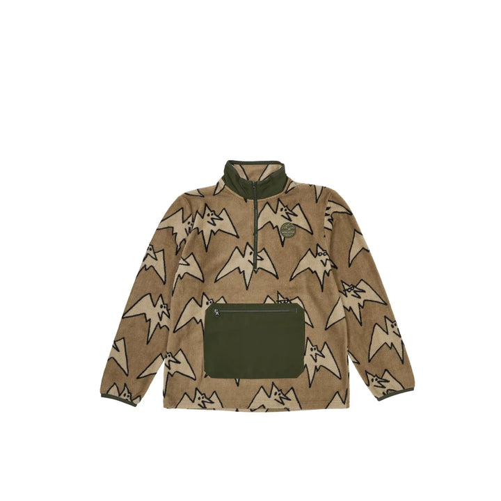 Airblaster Fleece Half Zip Tan Big Terry S 