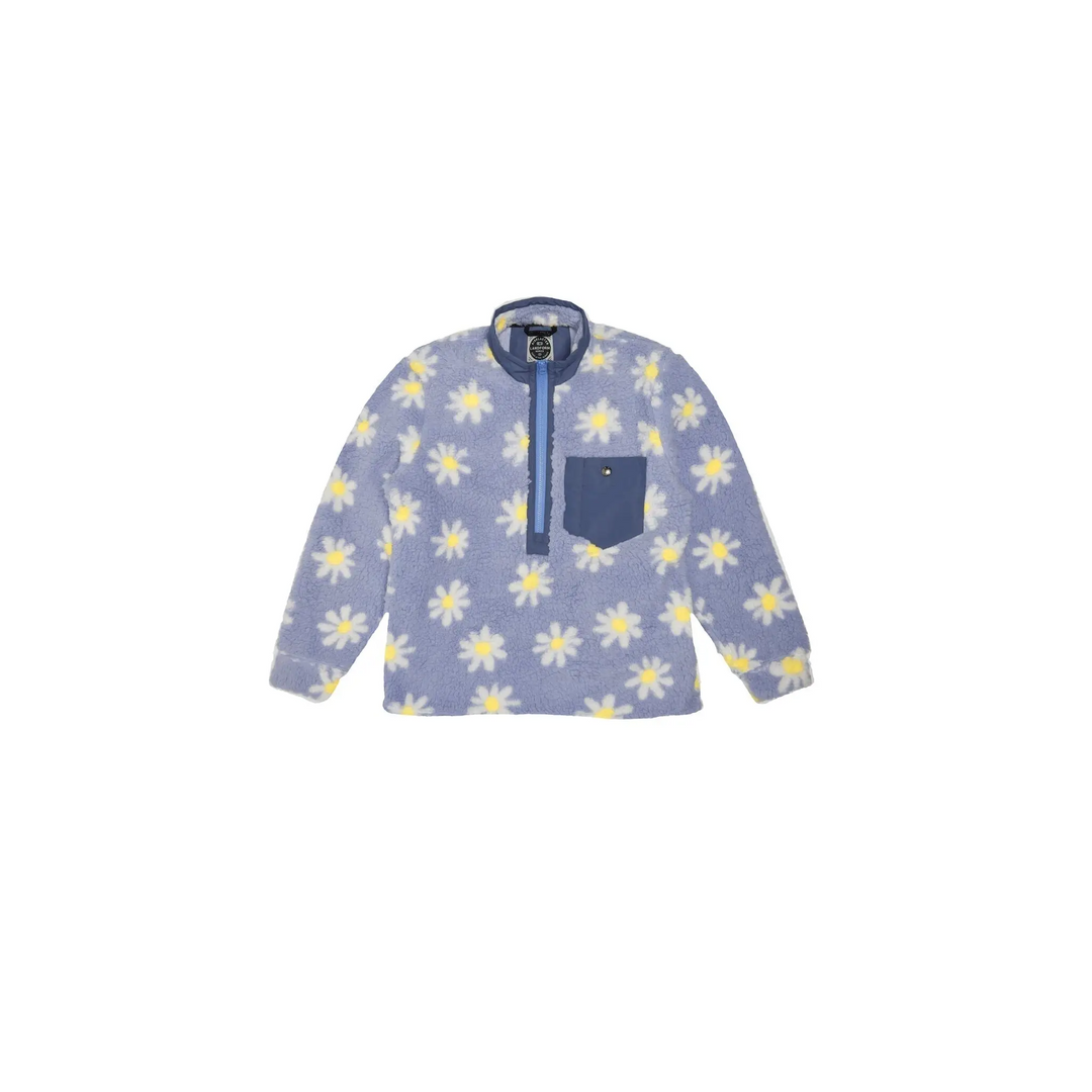 Airblaster Sherpa Half Zip Thistle Big Daisy XS 