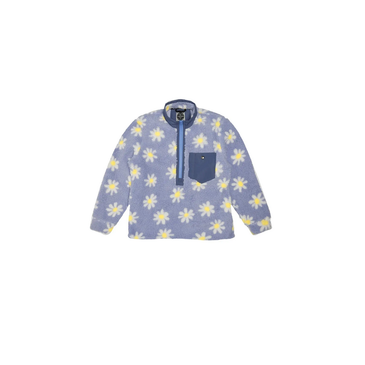 Airblaster Sherpa Half Zip Thistle Big Daisy XS 
