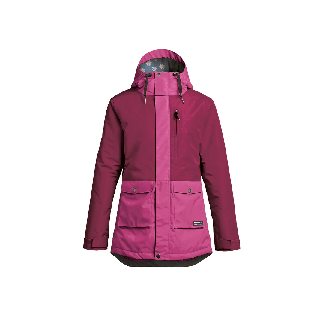 Airblaster Stay Wild Womens Parka Plum / Magenta S 