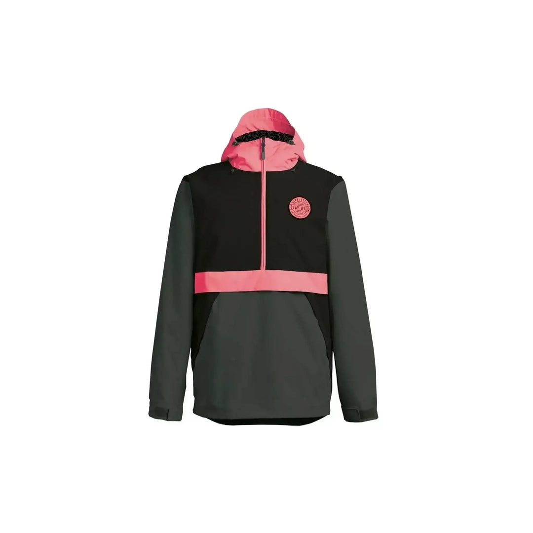 Airblaster Trenchover Jacket Black / Hot Coral S 