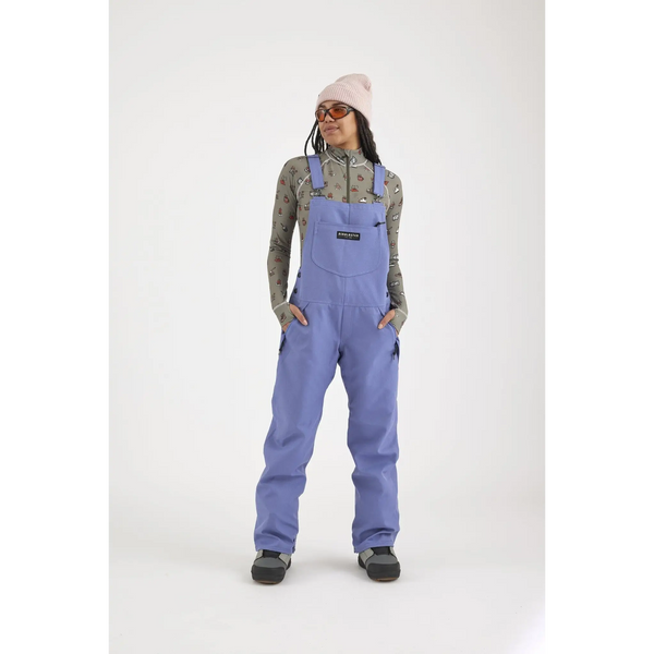 Airblaster Womens Freedom Bib Pants Dark Thistle S 