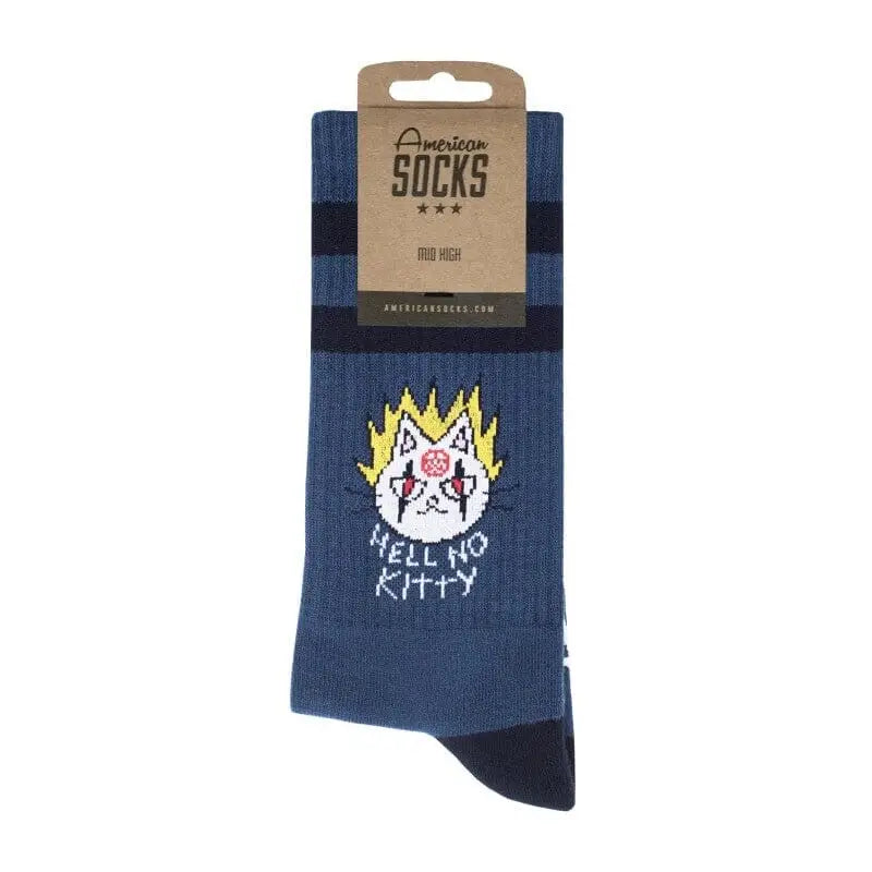 American Socks Hell No Kitty - Mid High 