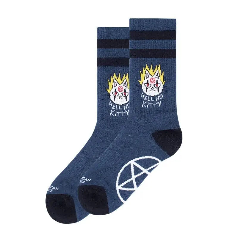 American Socks Hell No Kitty - Mid High 