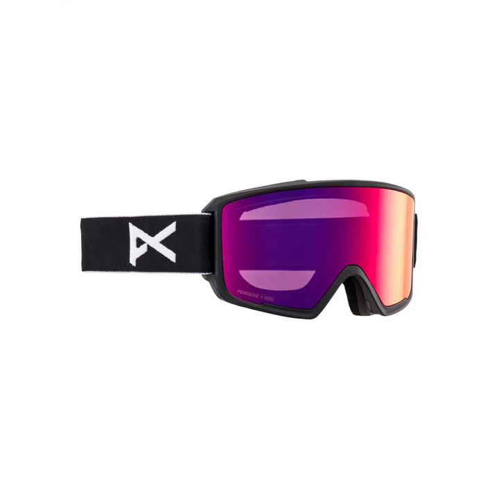 Anon M3 MFI With Bonus Lens Goggles 2025 Black / Sunny Red / Cloudy Burst 