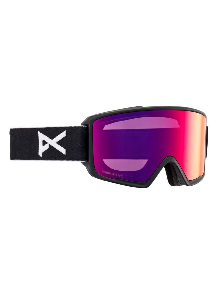 Anon M3 MFI With Bonus Lens Goggles 2025 Black / Sunny Red / Cloudy Burst 