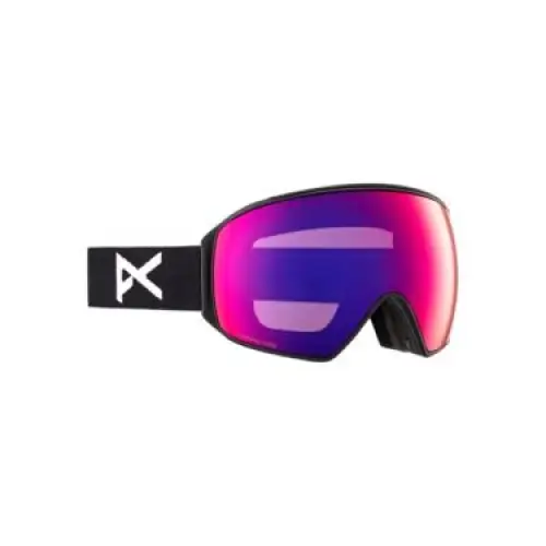 Anon M4 Toric Goggles + Bonus Lens + MFI® Face Mask 2023 Black / Perceive Sunny Red 