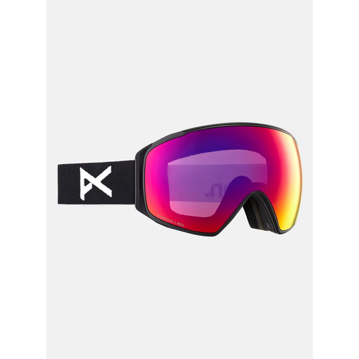 Anon M4S Toric Goggles + Bonus Lens + MFI® Face Mask Black / Perceive Sunny Red / Cloudy Burst 