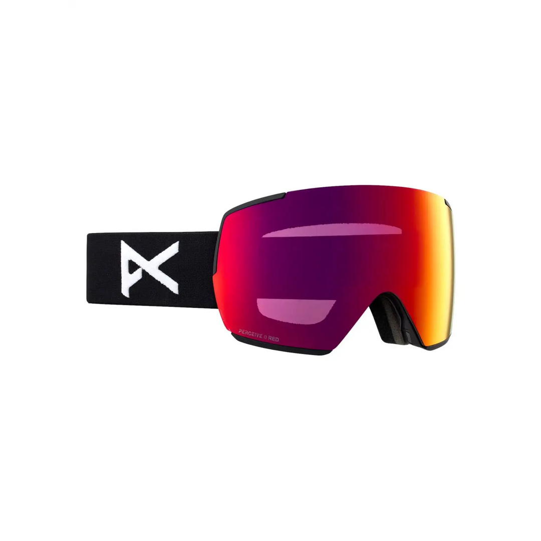 Anon M5 Goggles + Bonus Lens 2024 Black / Perceive Sunny Red / Cloudy Burst 