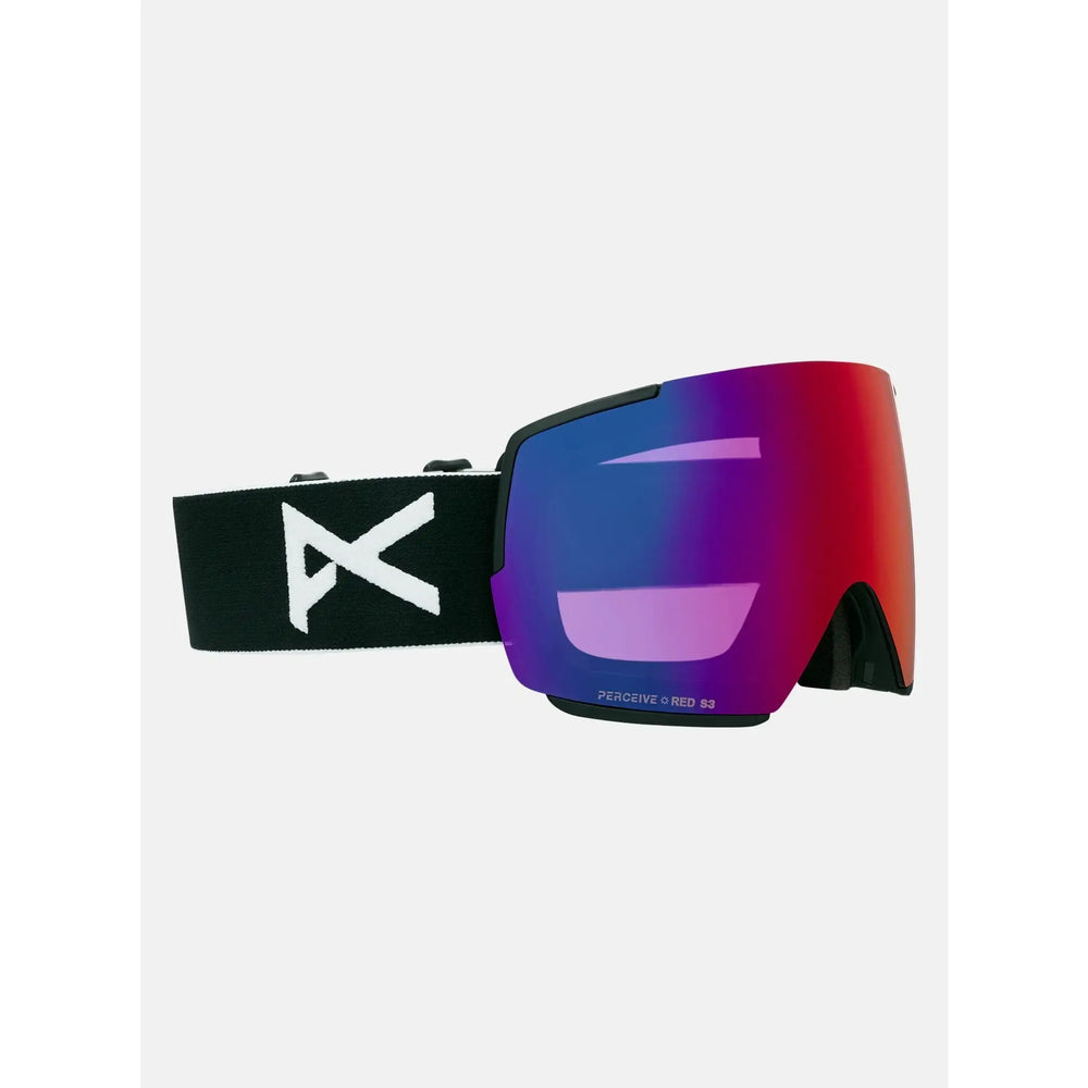 Anon M5 Goggles + Bonus Lens + MFI® Face Mask Black / Perceive Sunny Red / Cloudy Burst 