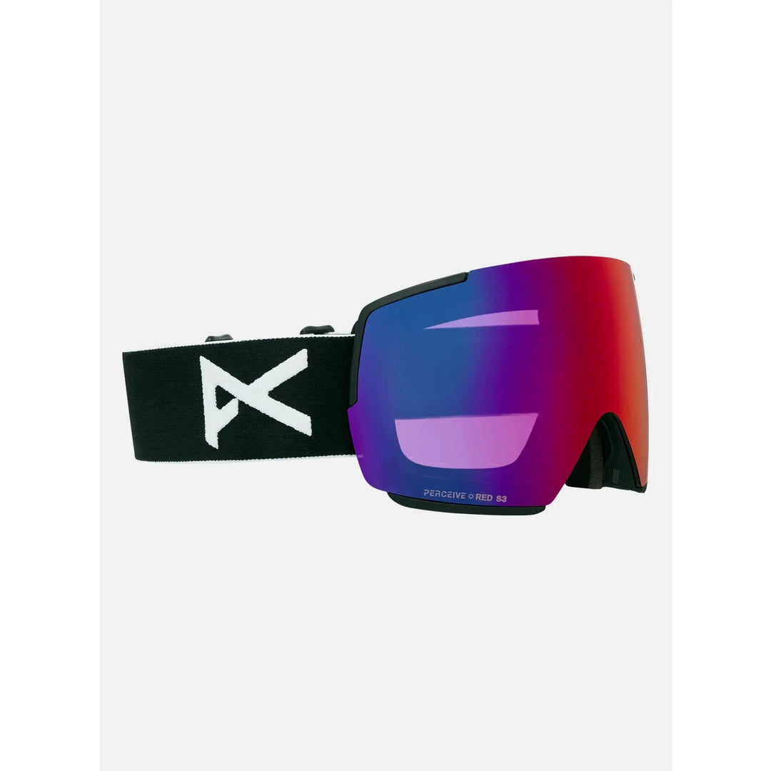 Anon M5 Goggles + Bonus Lens + MFI® Face Mask Black / Perceive Sunny Red / Cloudy Burst 