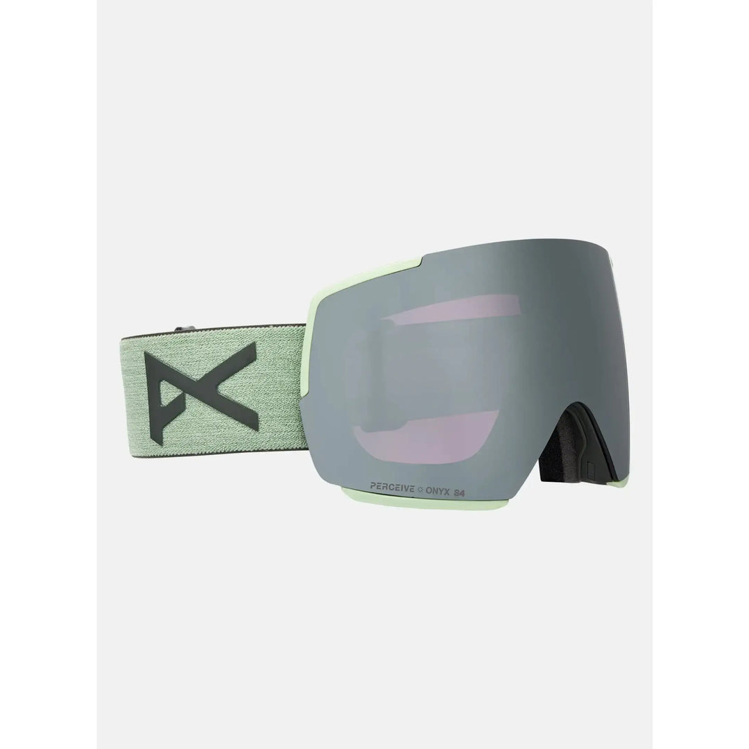 Anon M5 Goggles + Bonus Lens + MFI® Face Mask Soft Sage / Perceive Sunny Onyx / Variable Violet 