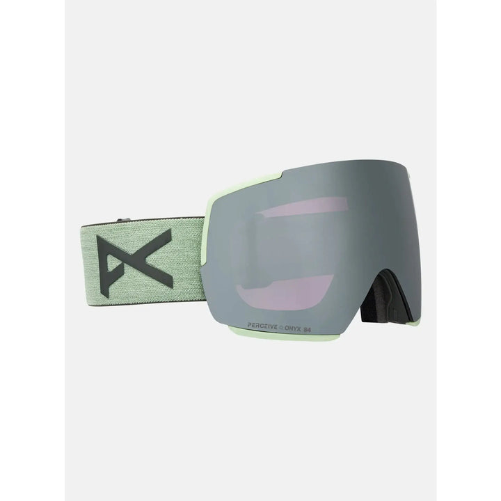 Anon M5 Goggles + Bonus Lens + MFI® Face Mask Soft Sage / Perceive Sunny Onyx / Variable Violet 