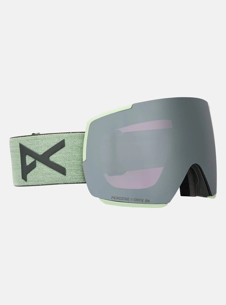 Anon M5 Goggles + Bonus Lens + MFI® Face Mask Soft Sage / Perceive Sunny Onyx / Variable Violet 