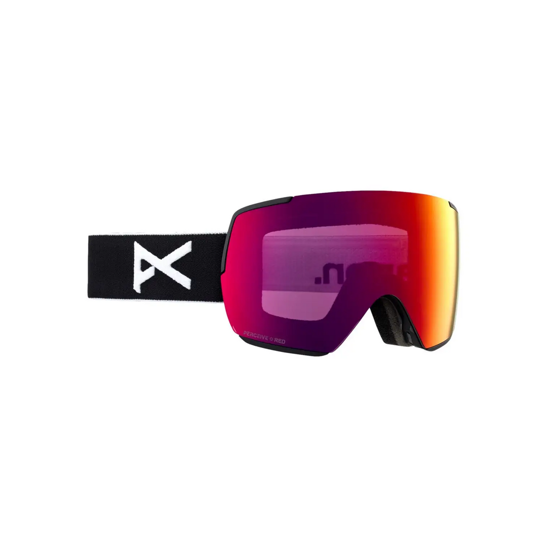 Anon M5S Goggles + Bonus Lens 2024 Black / Perceive Sunny Red / Cloudy Burst 