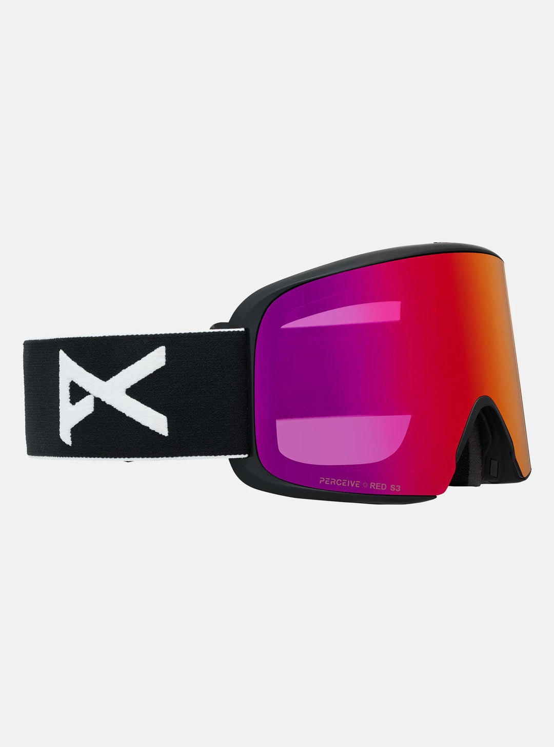 Anon M6 Goggles + Bonus Lens + MFI® Face Mask Black / Perceive Sunny Red / Cloudy Burst 