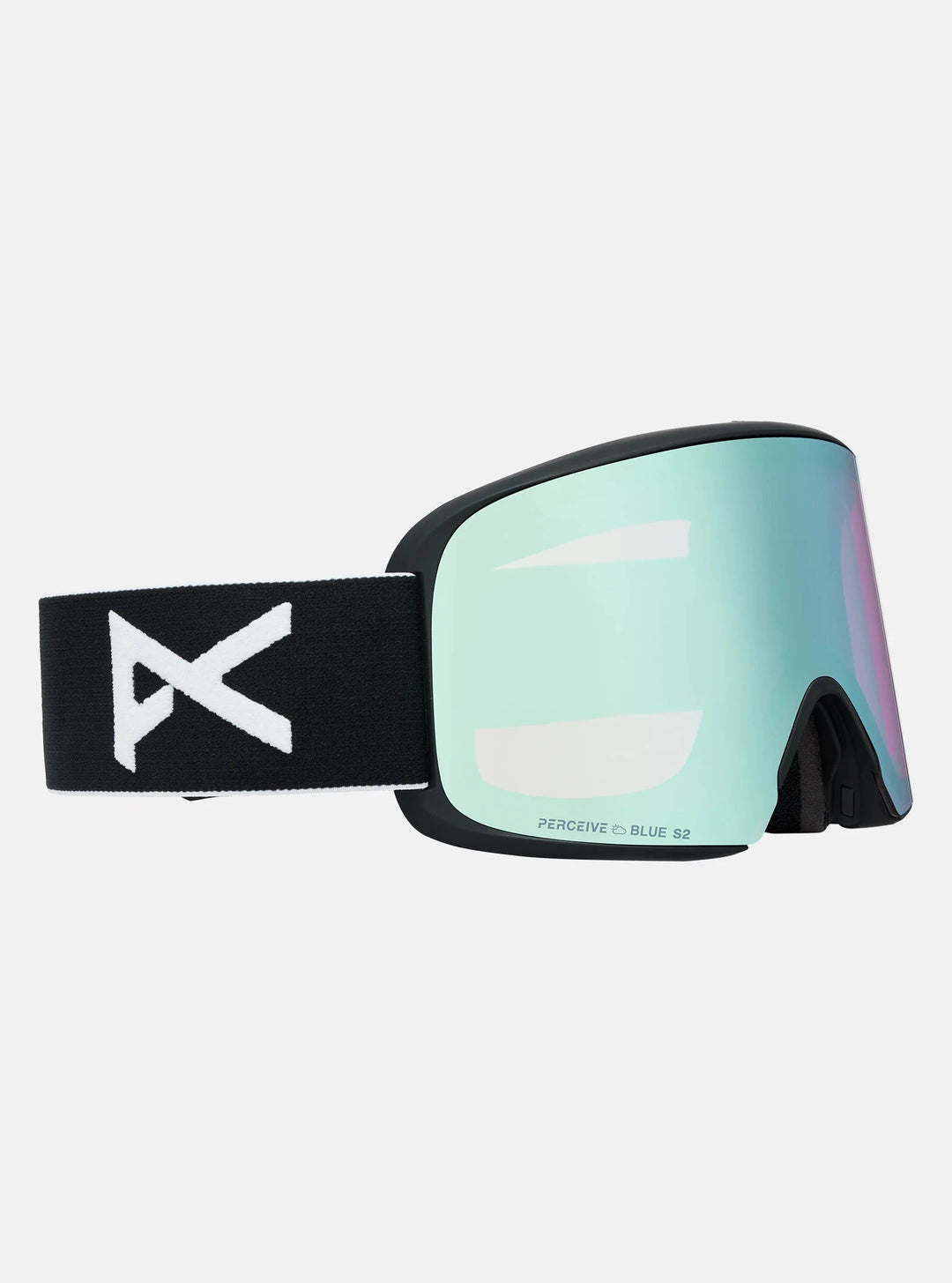 Anon M6 Goggles + Bonus Lens + MFI® Face Mask Black / Perceive Variable Blue / Cloudy Pink 
