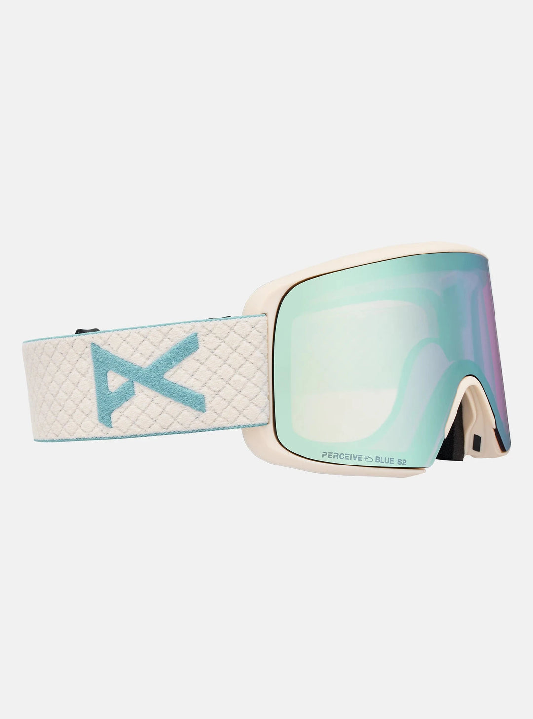 Anon M6S Goggles + Bonus Lens + MFI® Face Mask Oat / Perceive Variable Blue / Cloudy Pink 