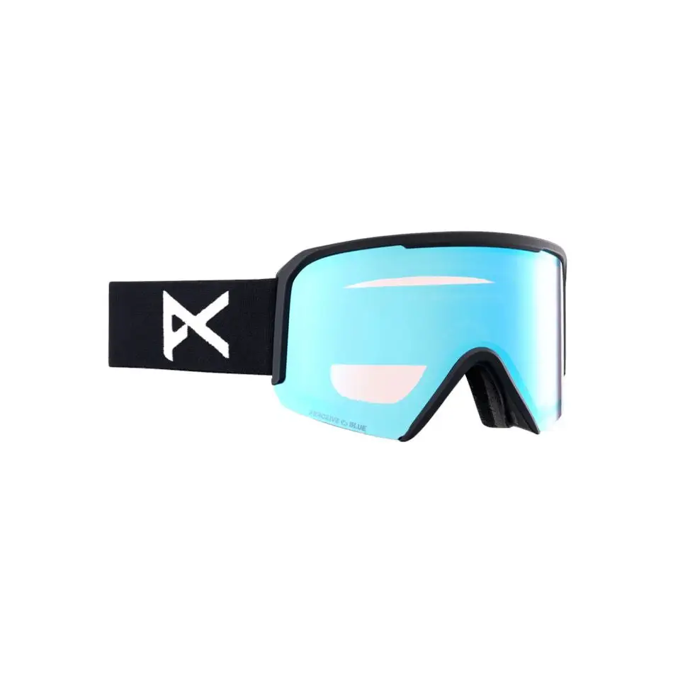 Anon Nesa Goggles + Bonus Lens 2024 Black / Perceive Variable Blue / Cloudy Burst 